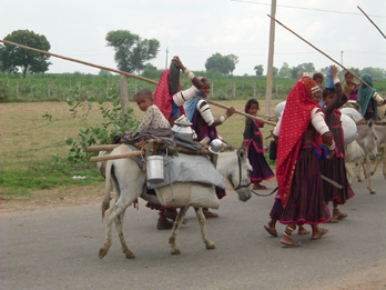Nomadi in Rajasthan, India
